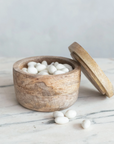 Mango Wood Salt Cellar with Lid