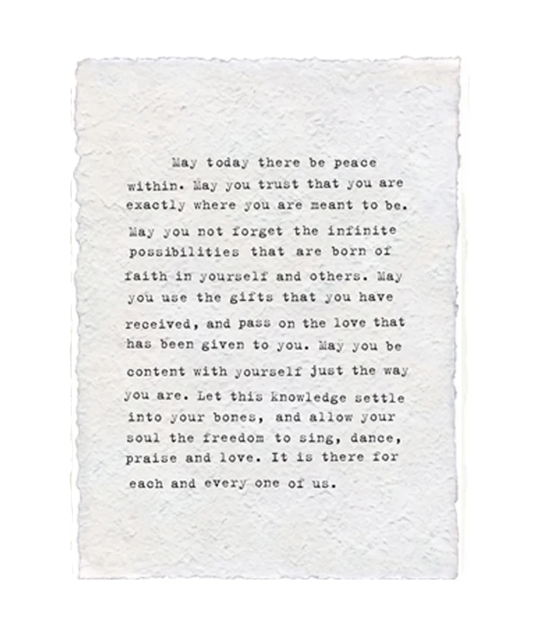 16" x 12" Handmade Paper Print
