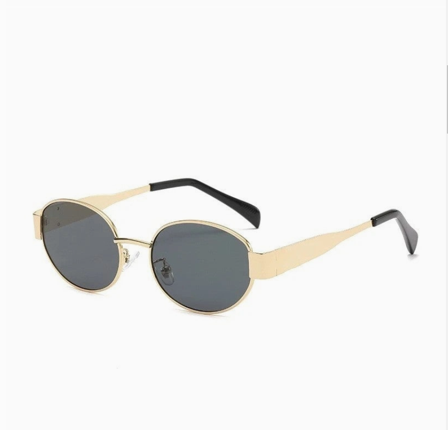 Oval Frame Sunglasses Black Oval Frame Sunglasses