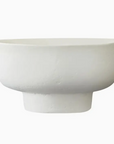 Paper Mache Bowl - White