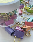Pastel Binder Clips