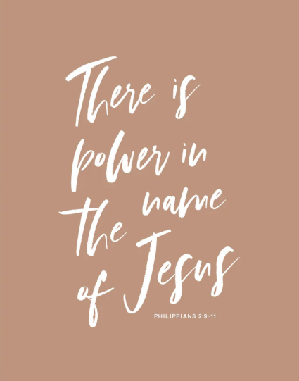 Power in the Name of Jesus Art Print