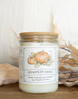 Large Pumpkin Sage Candle
