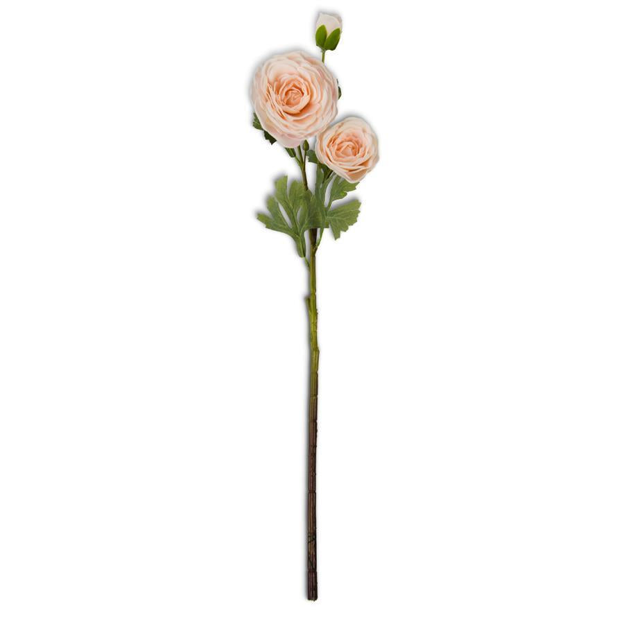 25" Peach Ranunculus Real Touch