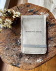 Mini Reasons Why I Love You Leather Journal - Sage