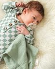 Sage Pacifier Blanket Holder
