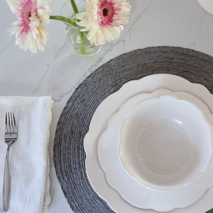 Scalloped Salad Plate