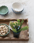 Mango Wood Scalloped Tray