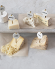 Stoneware and Stainless Steel Cheese Markers