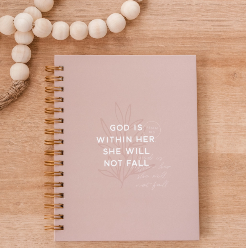 God is Within Her Spiral Hardcover Journal