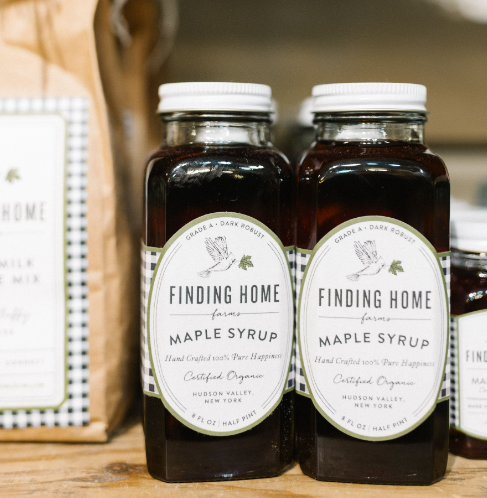 8 oz Maple Syrup Farmhouse Bottle