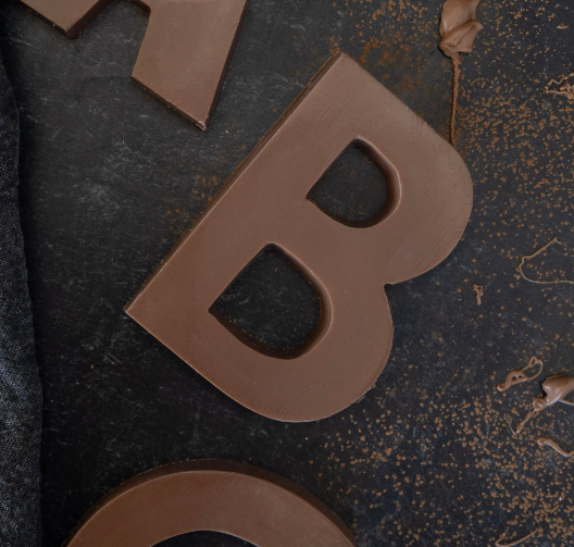 Chocolate Letters and Numbers