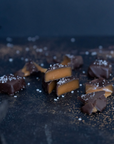 Dark Chocolate Sea Salted Caramels
