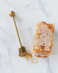 6.5" Gold Finish Stainless Steel Honey Dipper