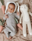 Taupe Muslin Swaddle Blanket