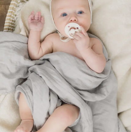 Grey swaddle blanket hot sale