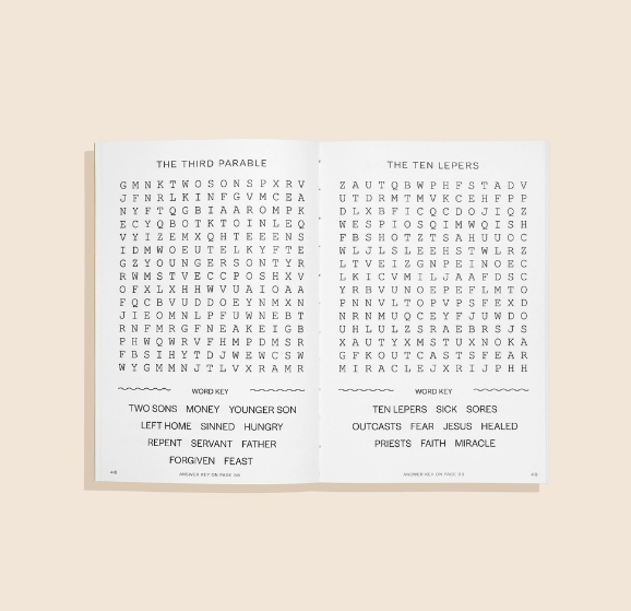 Bible Word Search for Kids Book