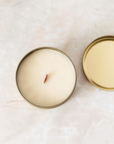 Kern's Creamery Gold Tin Candle
