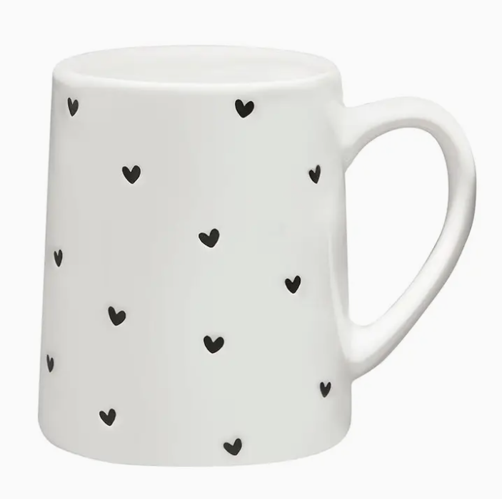 Hearts Tapered Mug