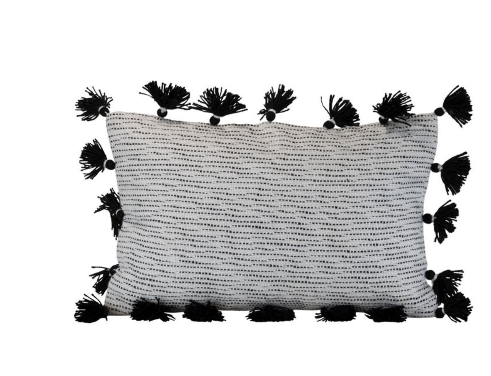 14x22 Allison Pillow, Black