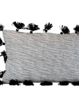 14x22 Allison Pillow, Black