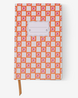 Tulip Journal Orange Checkered