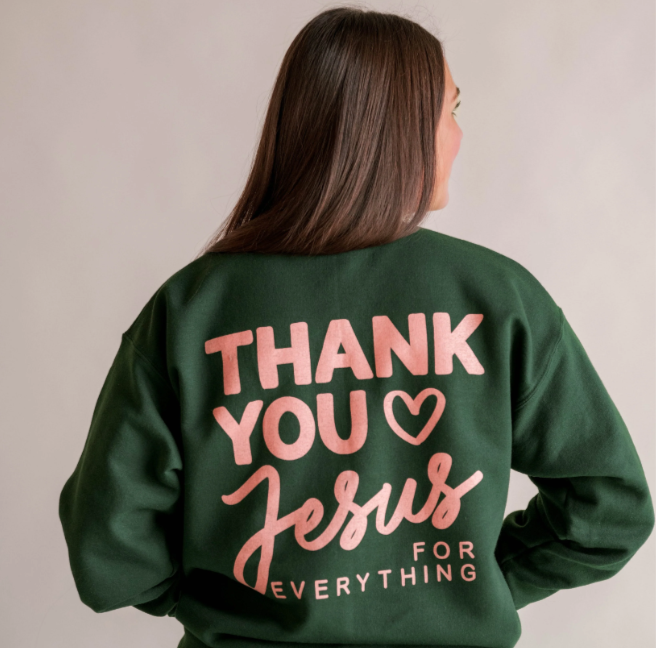 Thank You Jesus Pullover
