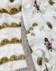 The Lord is My Shepherd Luxury Double Sided Muslin Blanket