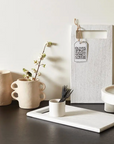 Short Paper Mache Vase - Natural