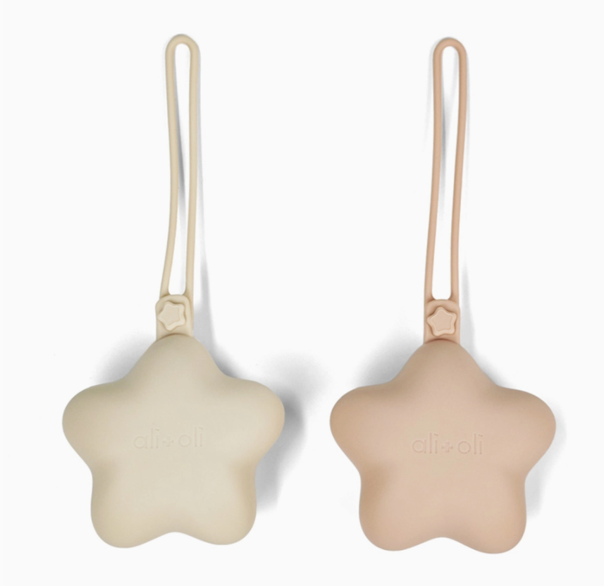 Silicone Star Pacifier Holder Case