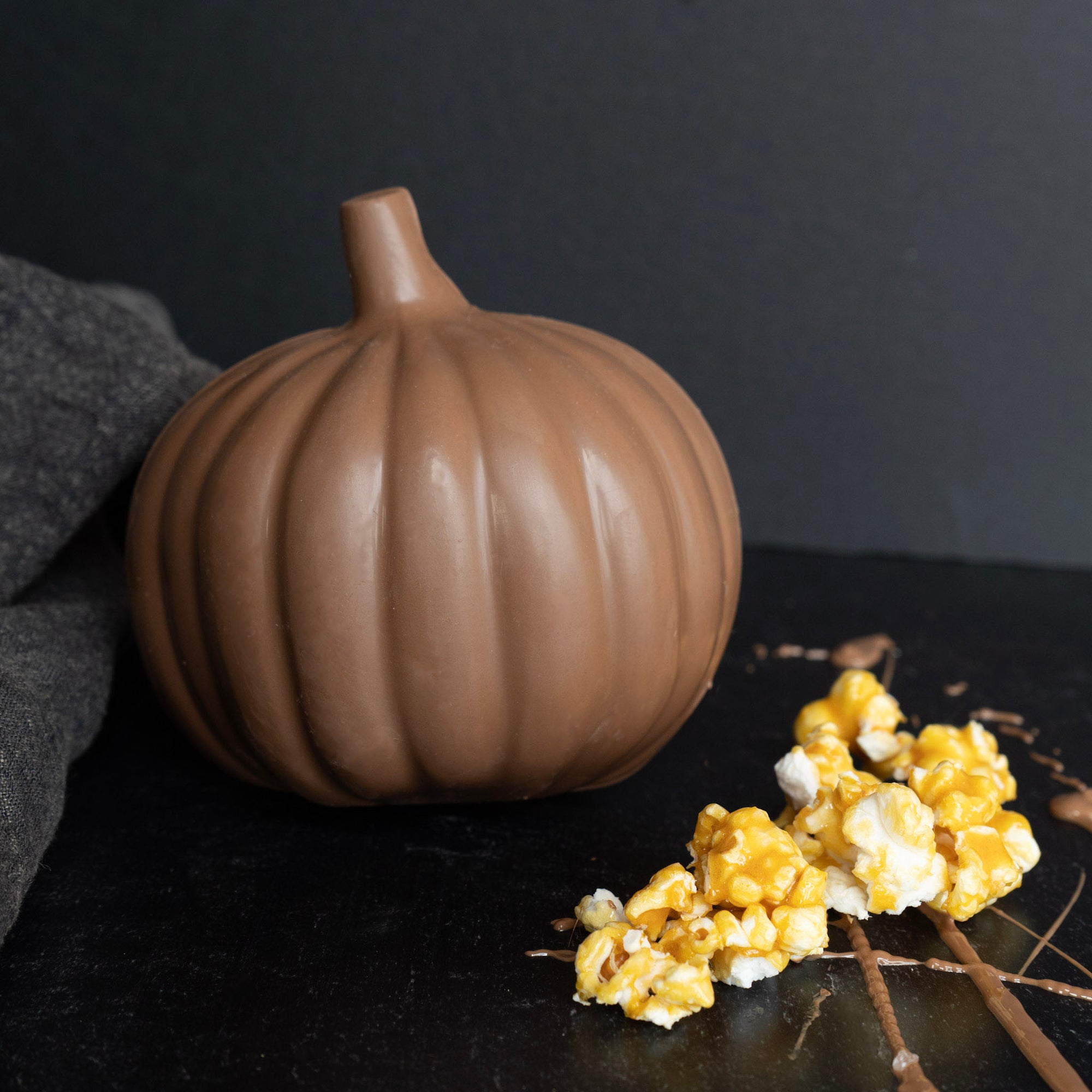 Smashing Pumpkin with Caramel Corn