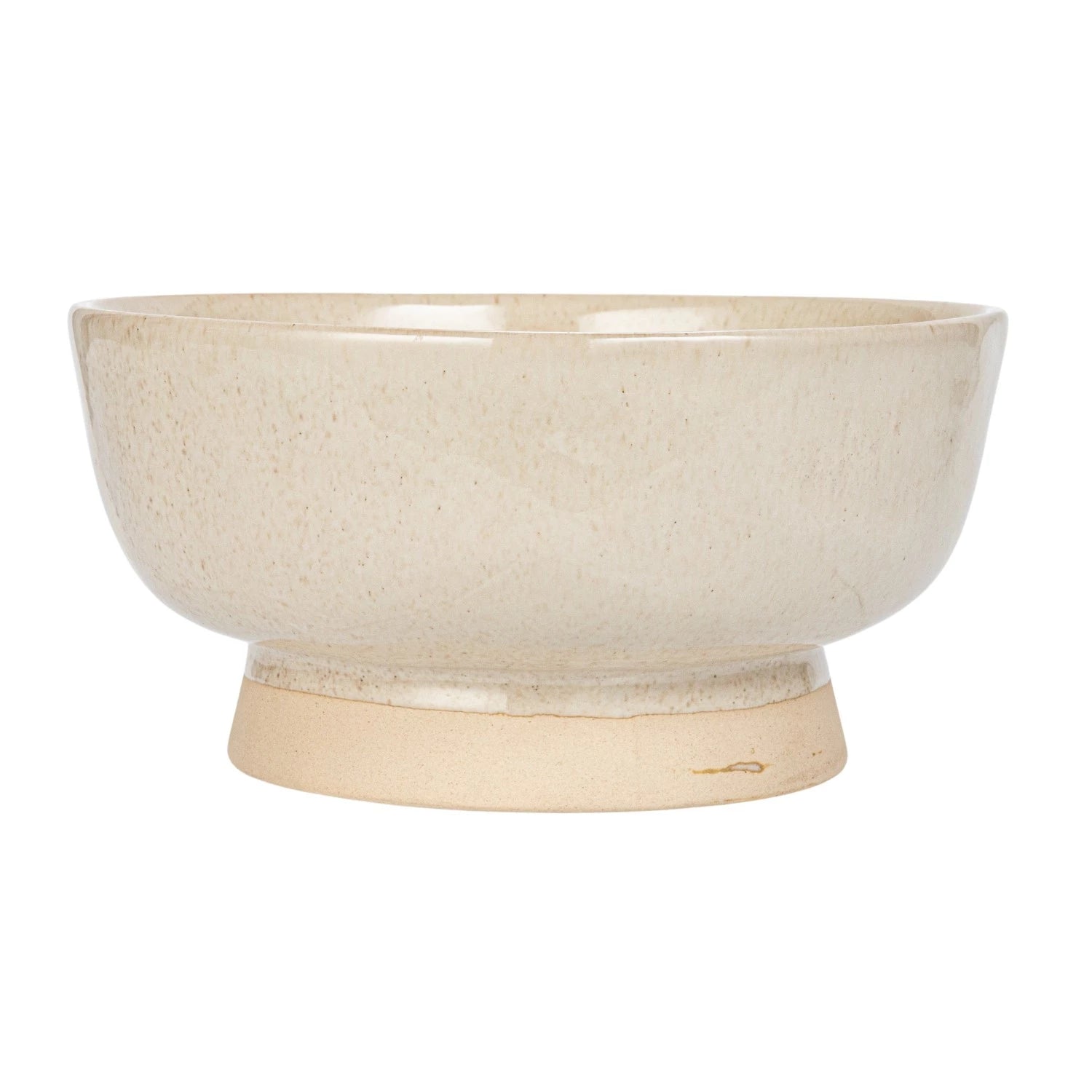 7" Stoneware Footed Bowl