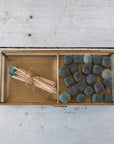Brass and Glass Divided Display Box