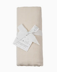 Bamboo Muslin Swaddle Blanket Vanilla Cream