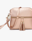 Tara Double Zip Crossbody Bag/Wristlet