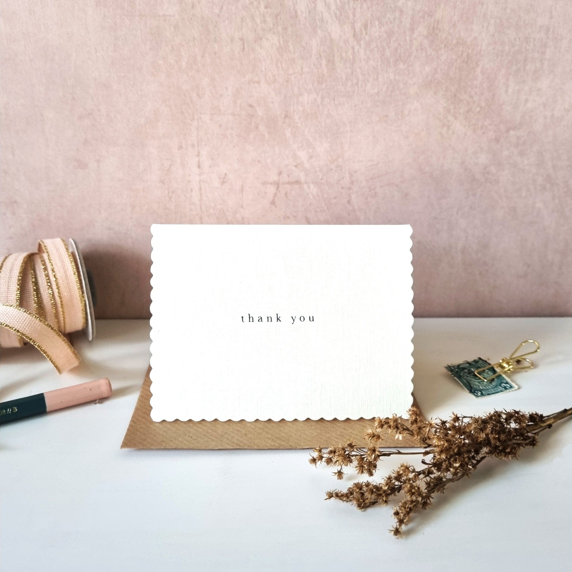 Mignon Thank You Greeting Card