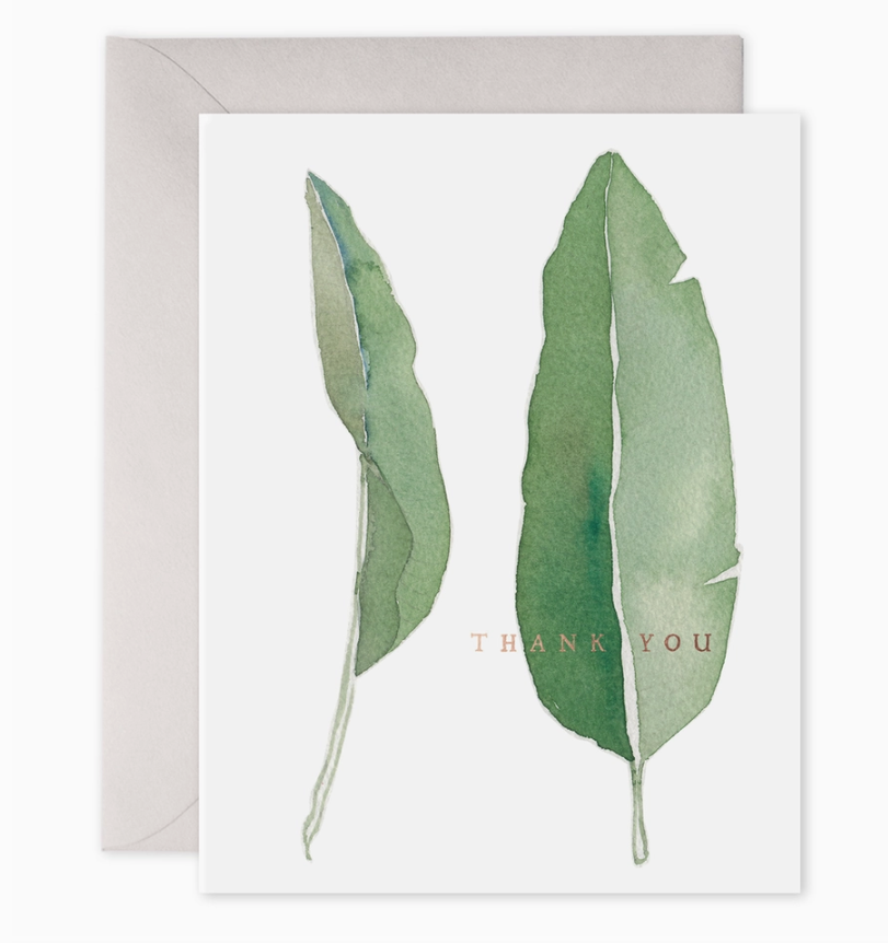 Thank You Leaves Card