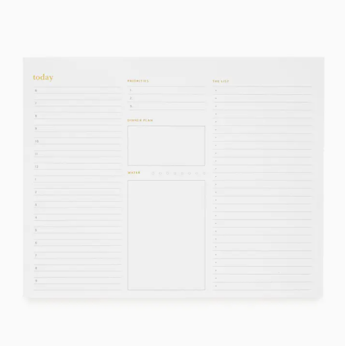 The Daily Planning Notepad