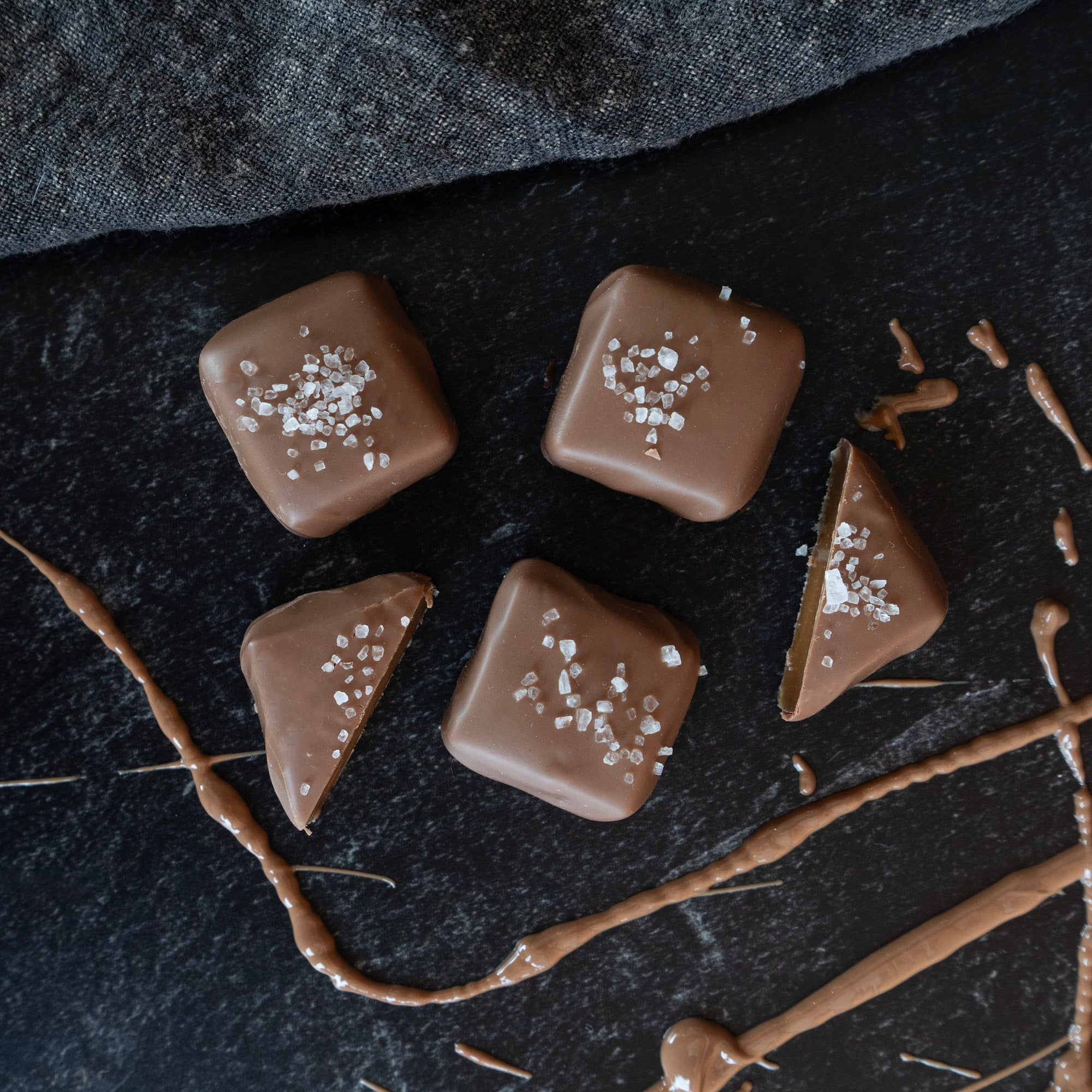 Pumpkin Spice Salted Caramels