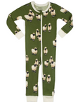 Bamboo Zipper Pajama Valais Sheep
