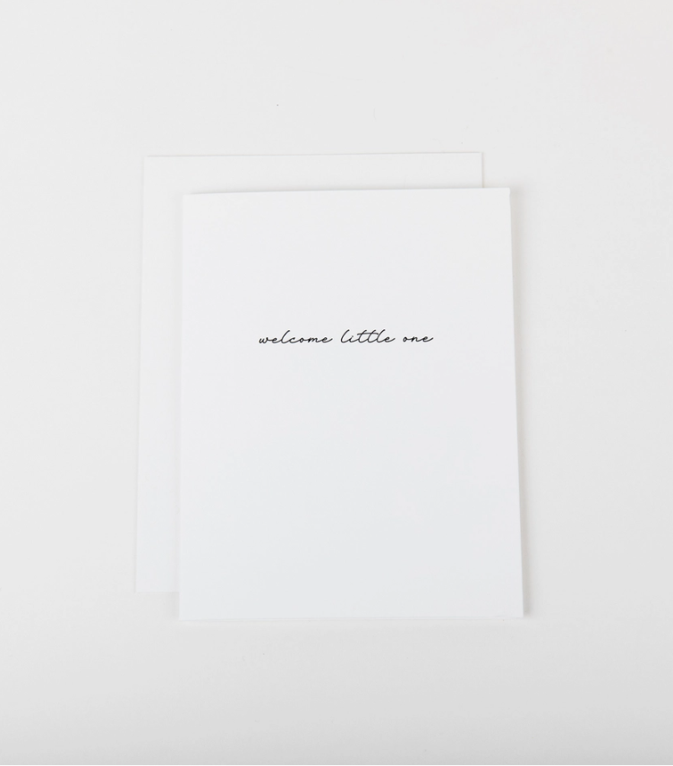Welcome Little One Greeting Card
