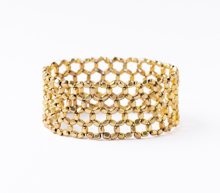 Winnie Brass Stretch Bracelet