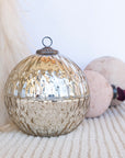 Winter White Mercury Ornament Candle