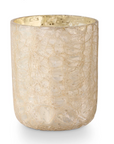 Winter White Small Boxed Crackle Glass Candle