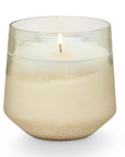Winter White Baltic Glass Candle