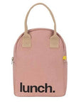 Pink Zipper Lunch Bag