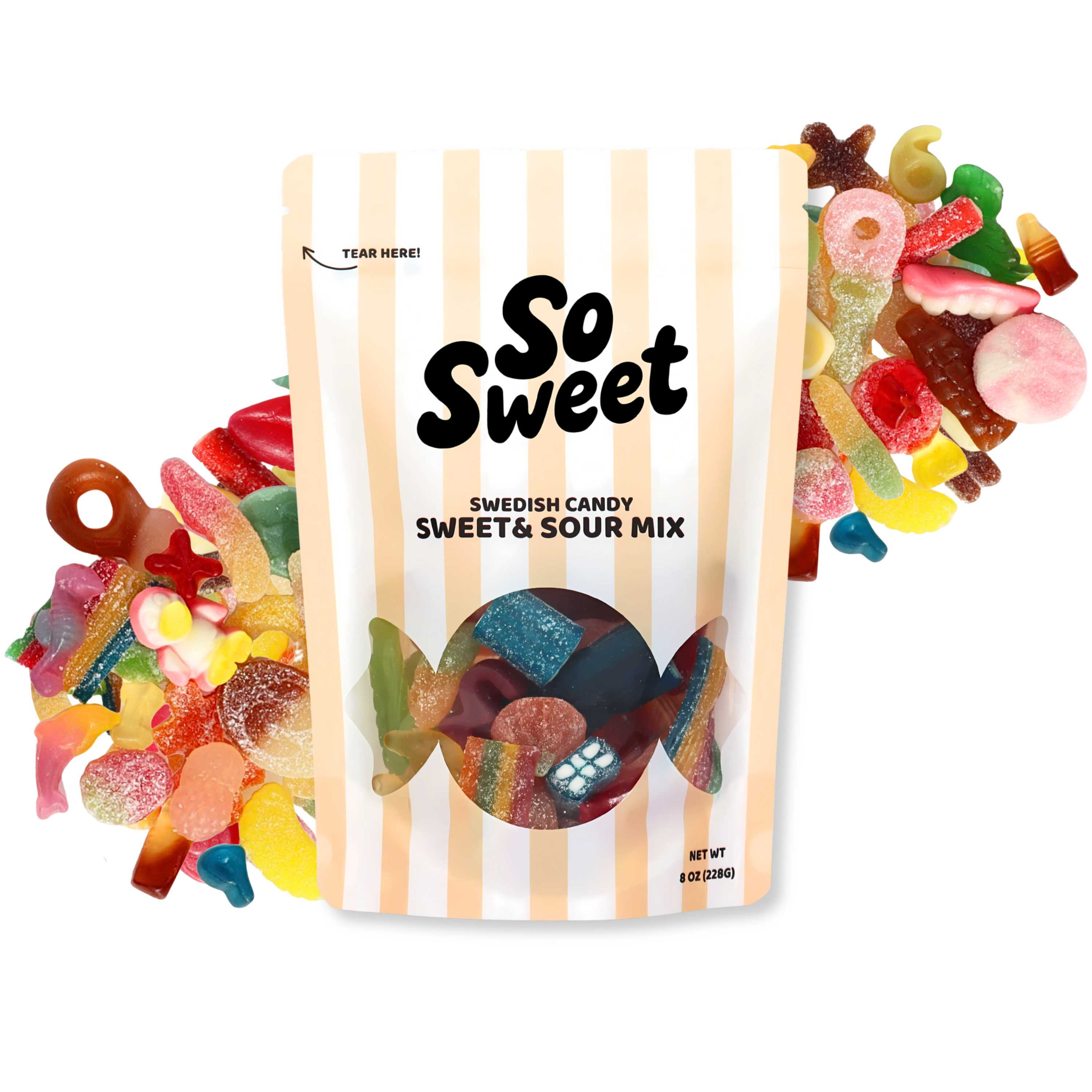 Sweet & Sour Mix Swedish Candy – Bradley's Gift and Home