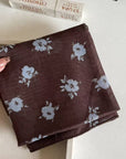 Maillard Style Fair Isle Pattern Square Scarf Bandana