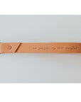 Leather Wristlet Keychain