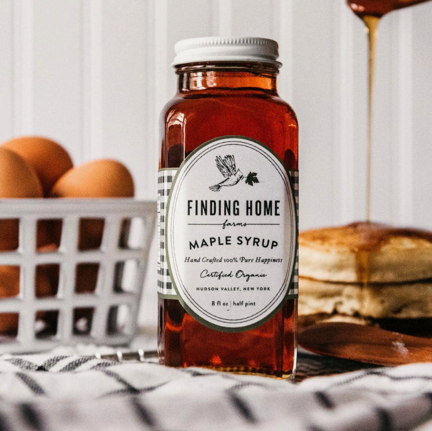 8 oz Maple Syrup Farmhouse Bottle